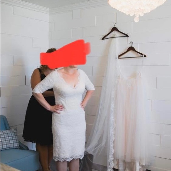 Wedding Gown and Reception Dress - Picture 6 of 7